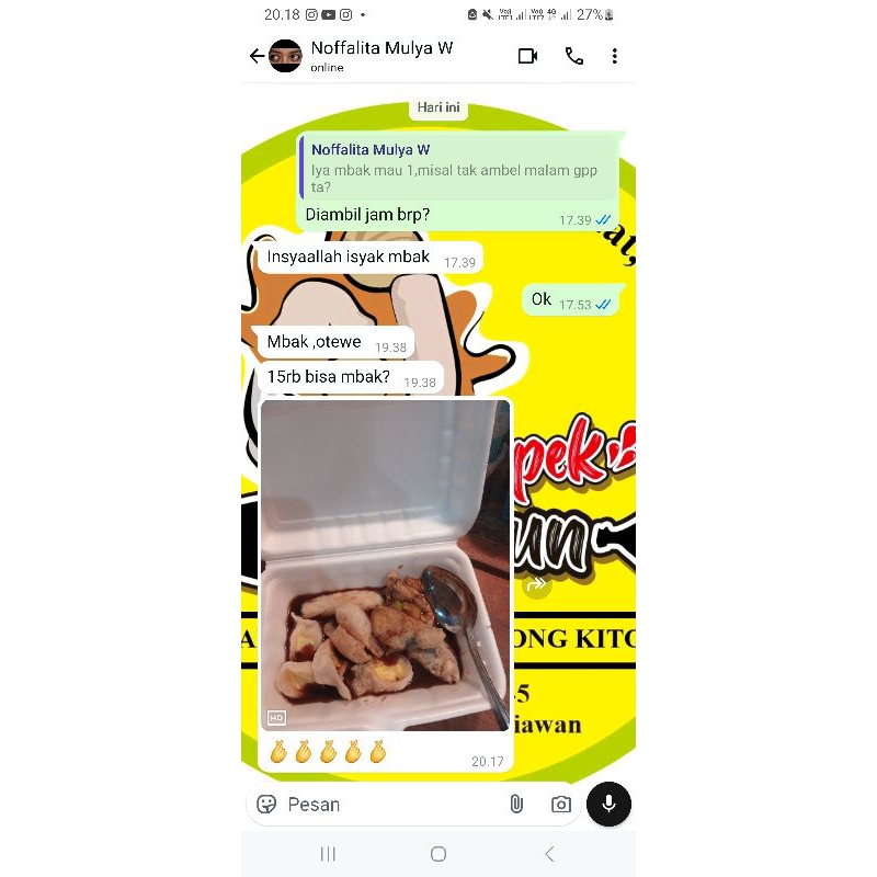 

pempek ekonomis isi 50 pc + 250ml cuko asli tengiri