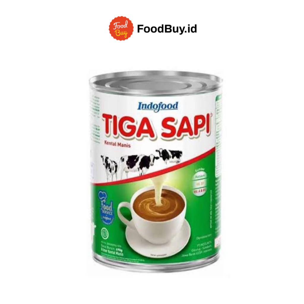 

Indofood Tiga Sapi Kental Manis 490 gr