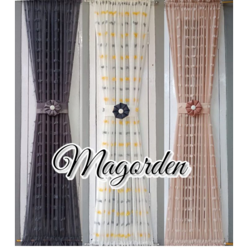 GOrden jendela kaca minimalis gorden kupu ikat pita jendela minimalis