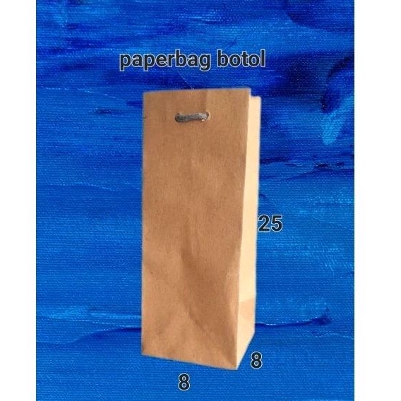 

paperbag botol coklat (8×8×25) isi 12 pc