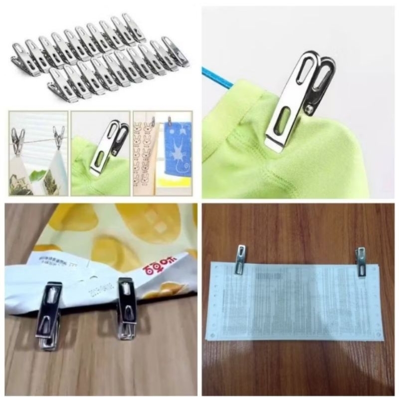 

JEPITAN STAINLESS SERBAGUNA BUAT JEMURAN DLL HARGA PER PCS