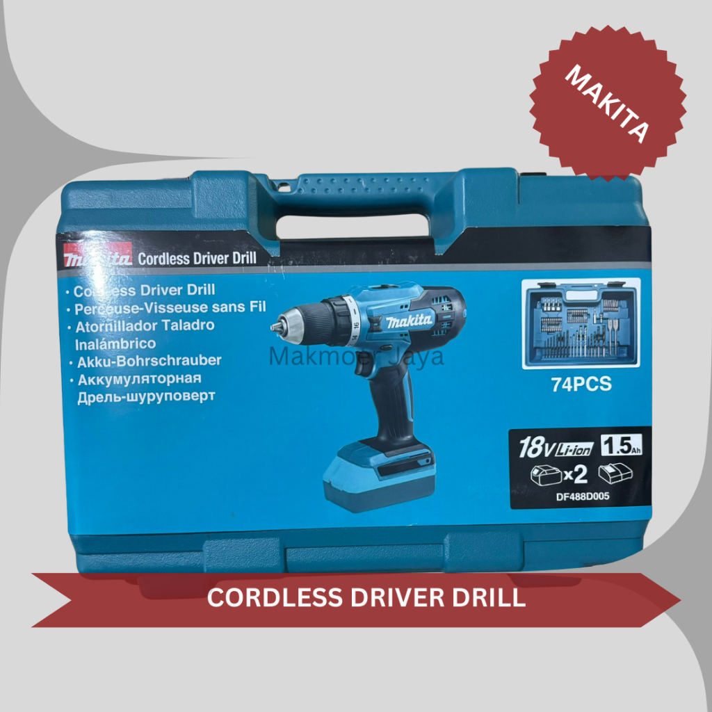 Cordless Driver Drill Makita / Bor Cas Makita DF488