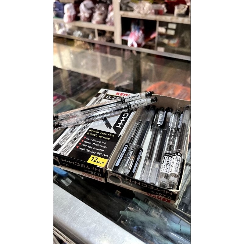

Kenko Hi-Tech-H Gel Pen 0.28 1 pak (isi 12)
