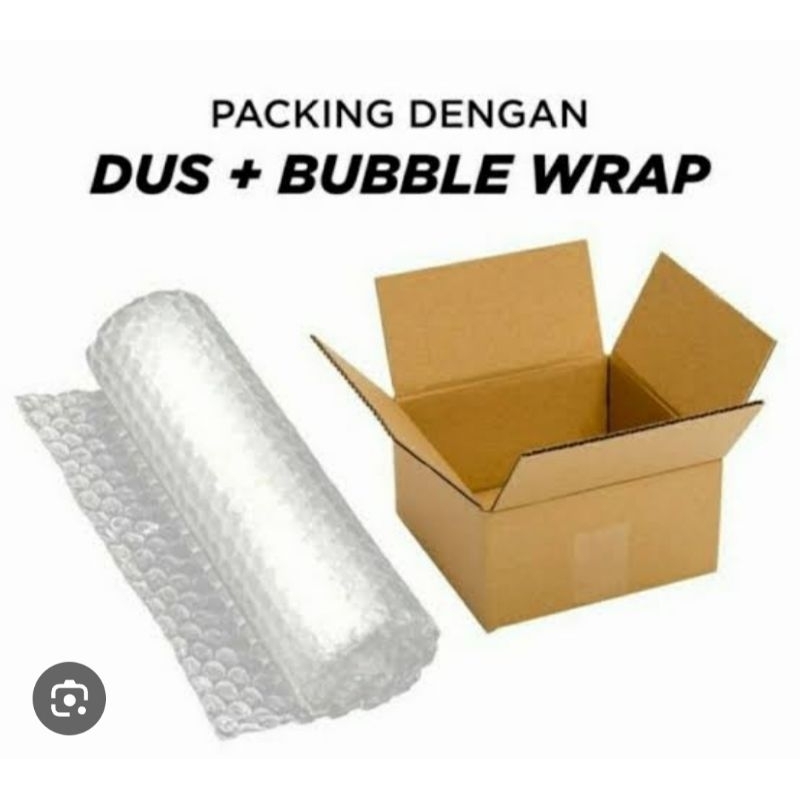 

kardus packing dan bubble warp