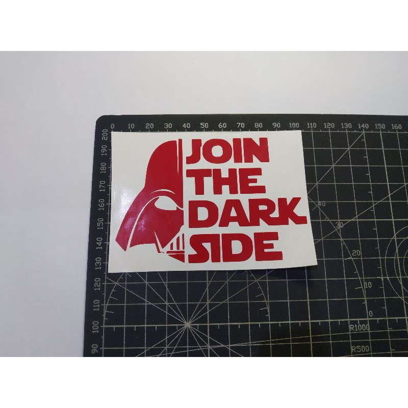 

stiker cutting join the dark side