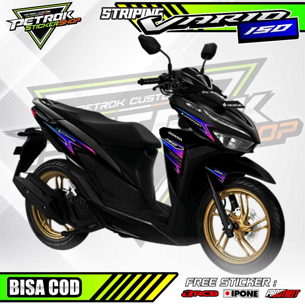 STRIPING VARIASI HONDA VARIO 150 LED NEW / STICKER LIST MOTOR HONDA VARIO 150 LED NEW