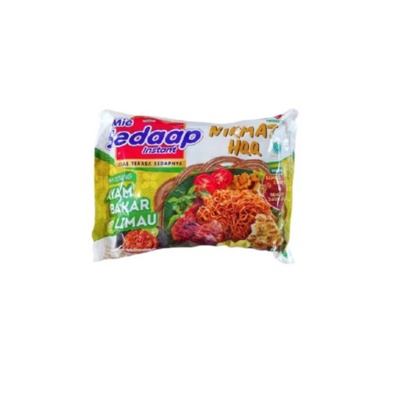 

Mie Sedaap ayam Bakar Limau 89g
