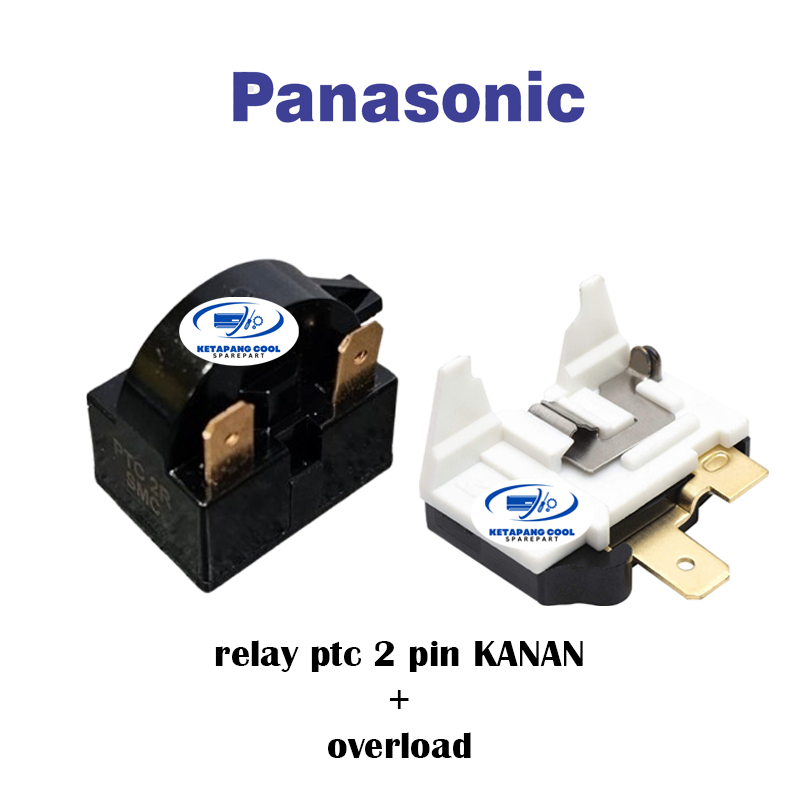 Relay Ptc Overload Kulkas Panasonic 2 pintu