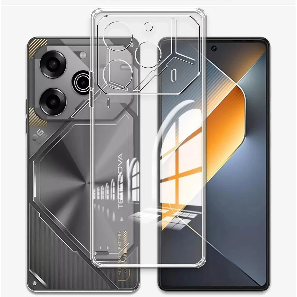 Case Tecno Pova 6 Pro 5G Case Softcase CLEAR HD CAMERA PROTECTION Case Casing Hp Tecno Pova 6 Pro 5G