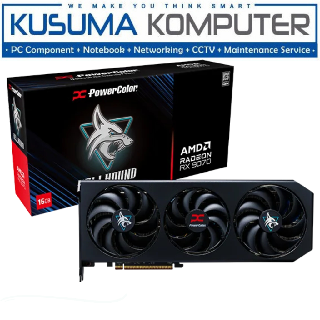 PowerColor Hellhound AMD Radeon RX 9070 RX9070 16GB GDDR6