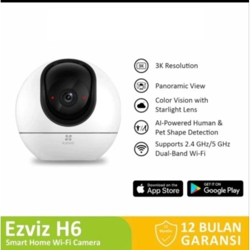 Kamera ezviz cctv h6 5 mp,kamera cctv jernih,kamera cctv kantor dan rumah,kamera cctv terbaik