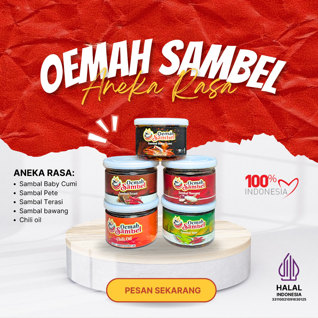 

Oemah Sambel - SEMUA VARIAN RASA (BEST SELLER!)