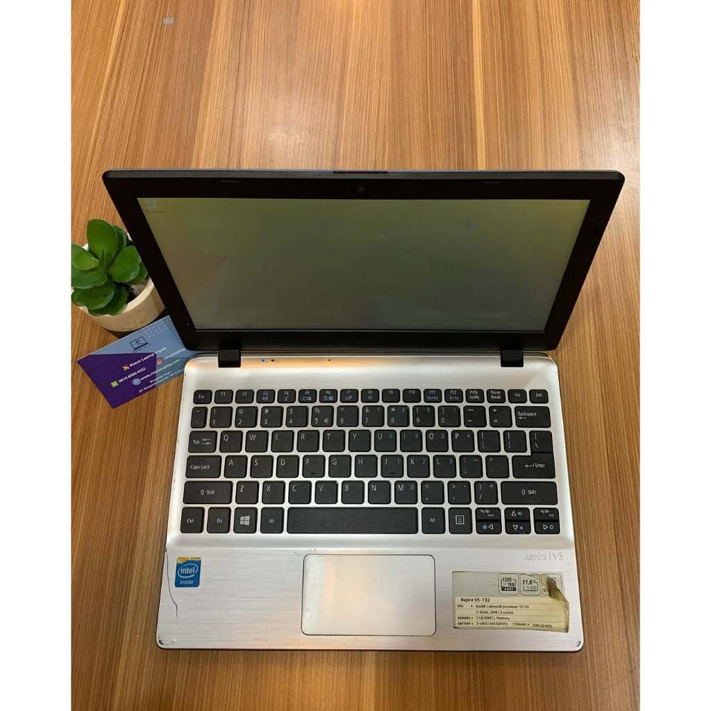 ACER V5-132, INTEL CELERON RAM 2GB HDD 500GB SECOND/BEKAS
