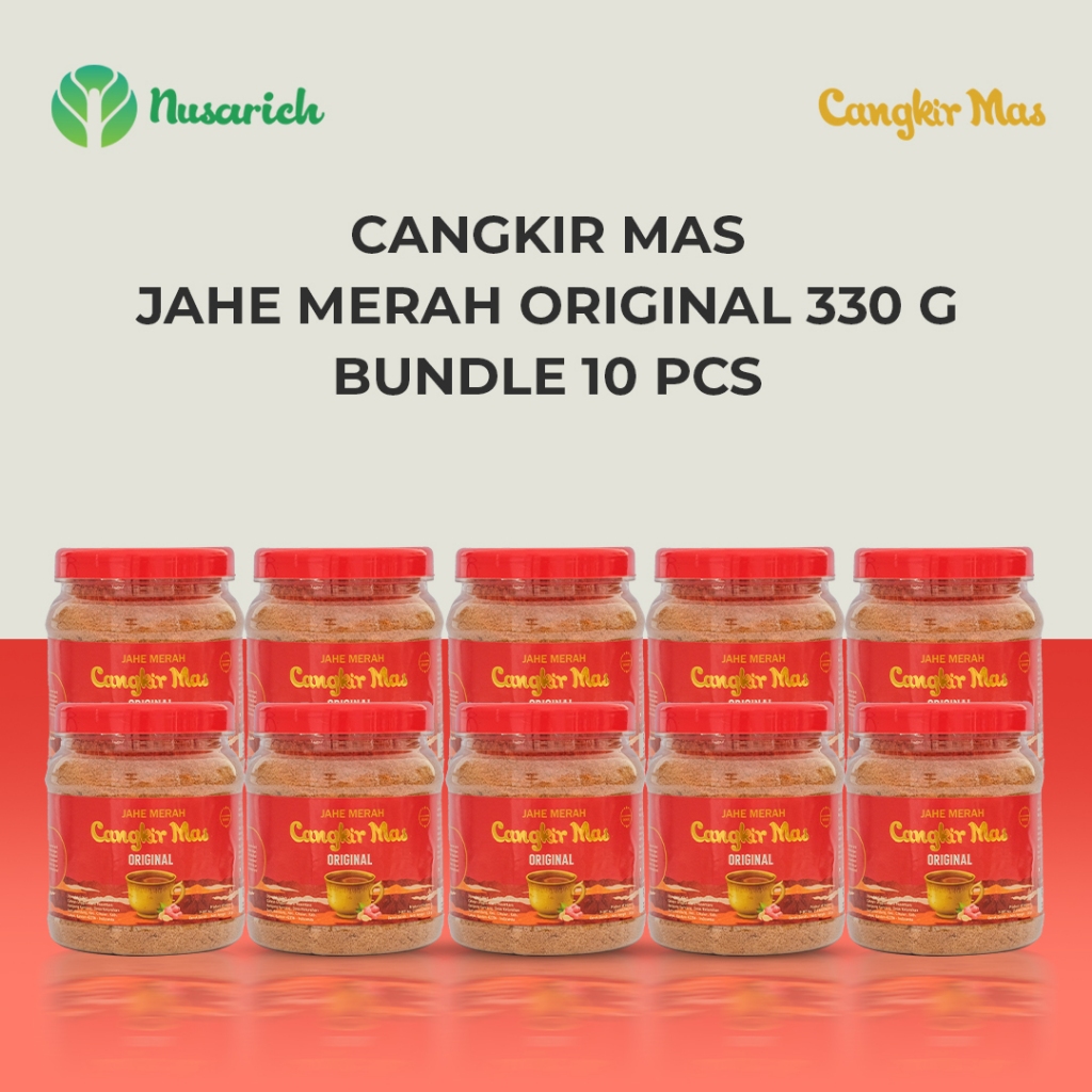 

CANGKIR MAS Jahe Merah Original 330gr 10pcs