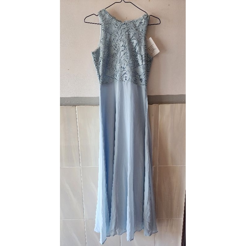 Gaun Dress Pesta Party Panjang Berkualitas Mewah