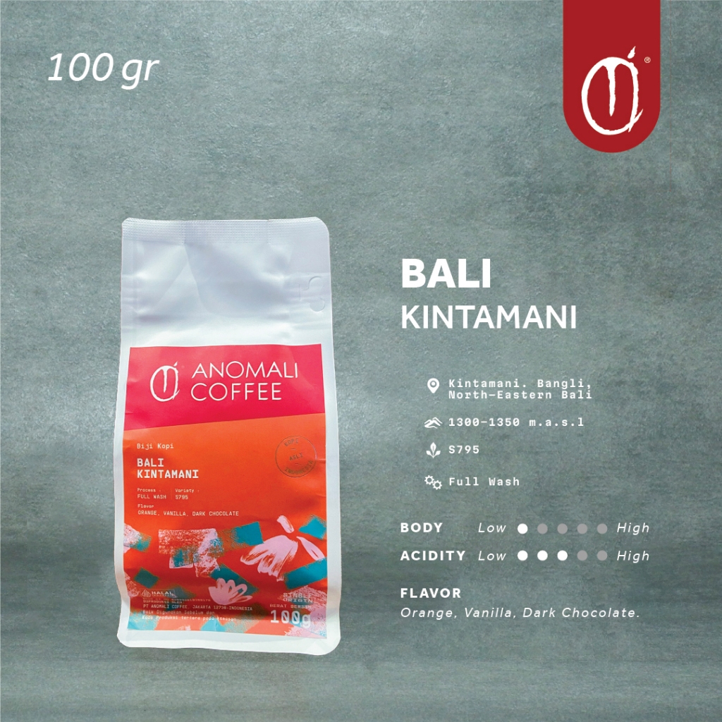 

Anomali Coffee Biji Kopi Bali Kintamani 100 gram