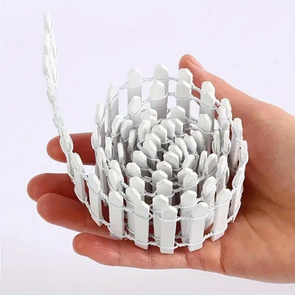 90X5Cm Miniatur Pagar Pagar Diorama Onament Pagar Kayu Wooden Fence Miniatur Pagar Kayu