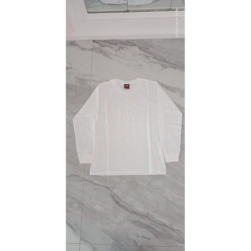 Baju kaos gaggi putih polos mentahan bahan sasirangan | Oblong dan Kerah lengan panjang, pendek