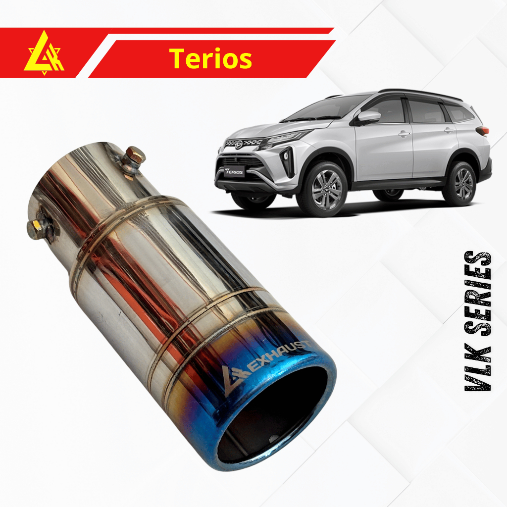 Muffler variasi ujung knalpot mobil Terios all type model lurus