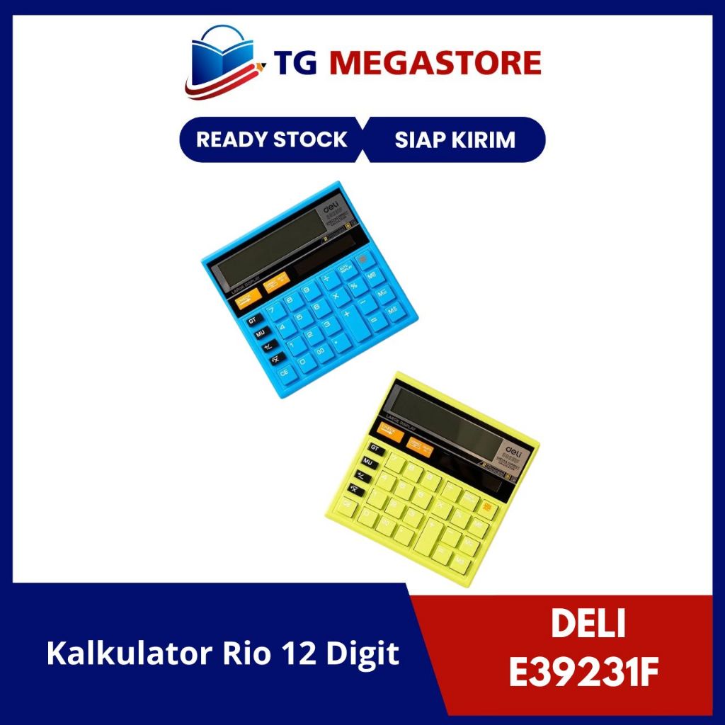 

Kalkulator Deli Rio 12 Digit - E39231F