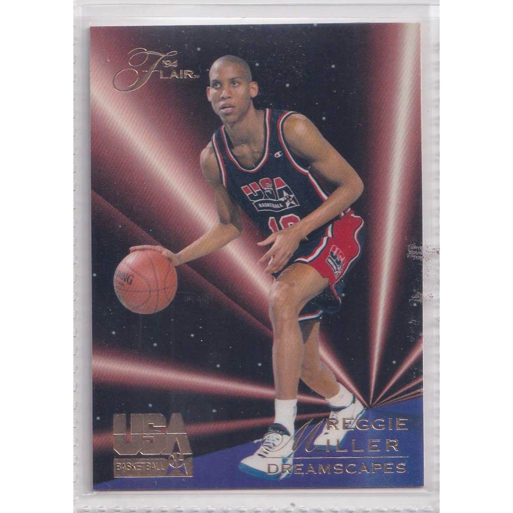 1994 Flair USA Basketball #64 Dreamscapes Reggie Miller