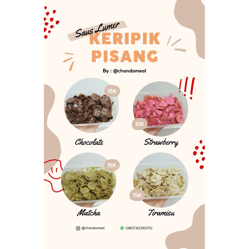 

Keripik Pisang Saus Lumer
