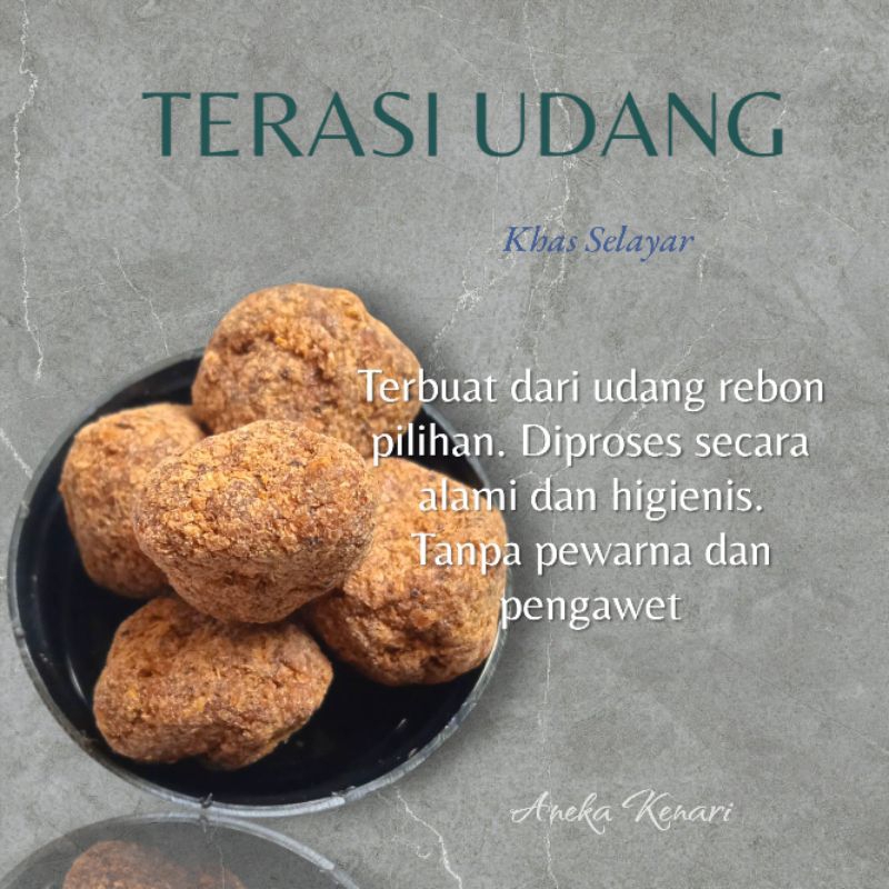 

TERASI UDANG ASLI KEPULAUAN SELAYAR