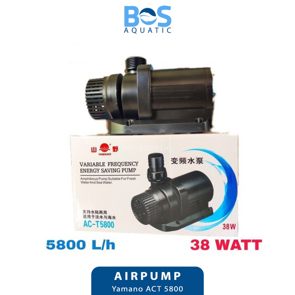 Bosaquatic - Yamano AC-T5800 ACT 5800 ACT5800 Pompa Air Kolam Koi Pompa Aquarium