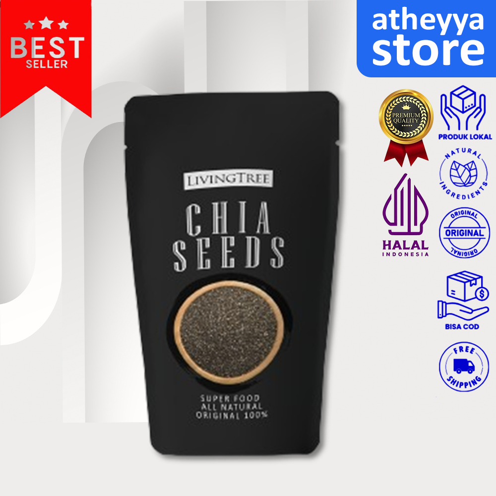 

Biji Chia Seed 500gr Premium Organic Black Chiaseed Original