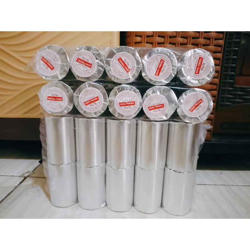 

Kertas Thermal Edc/Bluetooth 57x40 paket 10 roll