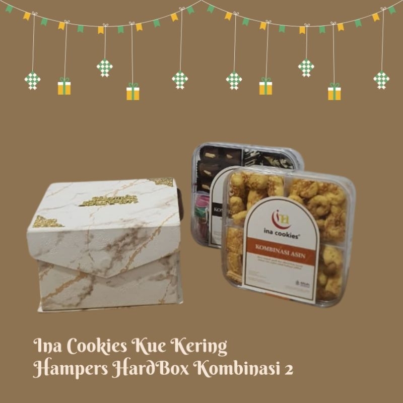 

Hampers Ina Cookies Hardbox isi 2 Toples Kombinasi