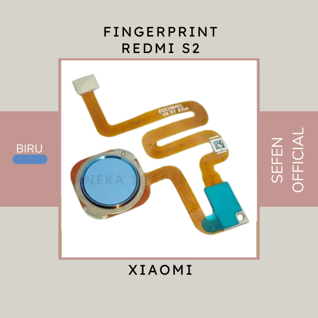 FLEXIBLE FINGERPRINT SIDIK JARI REDMI S2