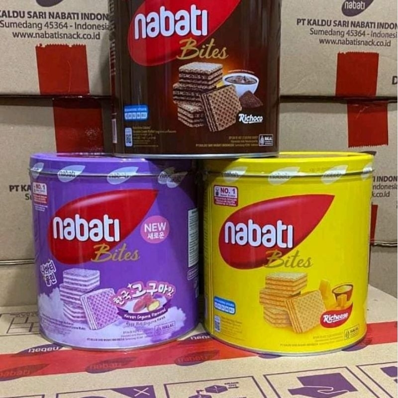 

Nabati kaleng harga yang tertera untuk 1kardus