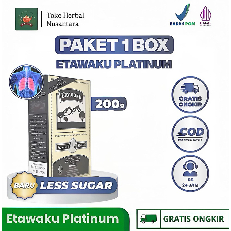 

(1 Box) Etawaku Platinum Original | Susu Kambing Etawa Untuk Nyeri Tulang Sendi dan Sesak