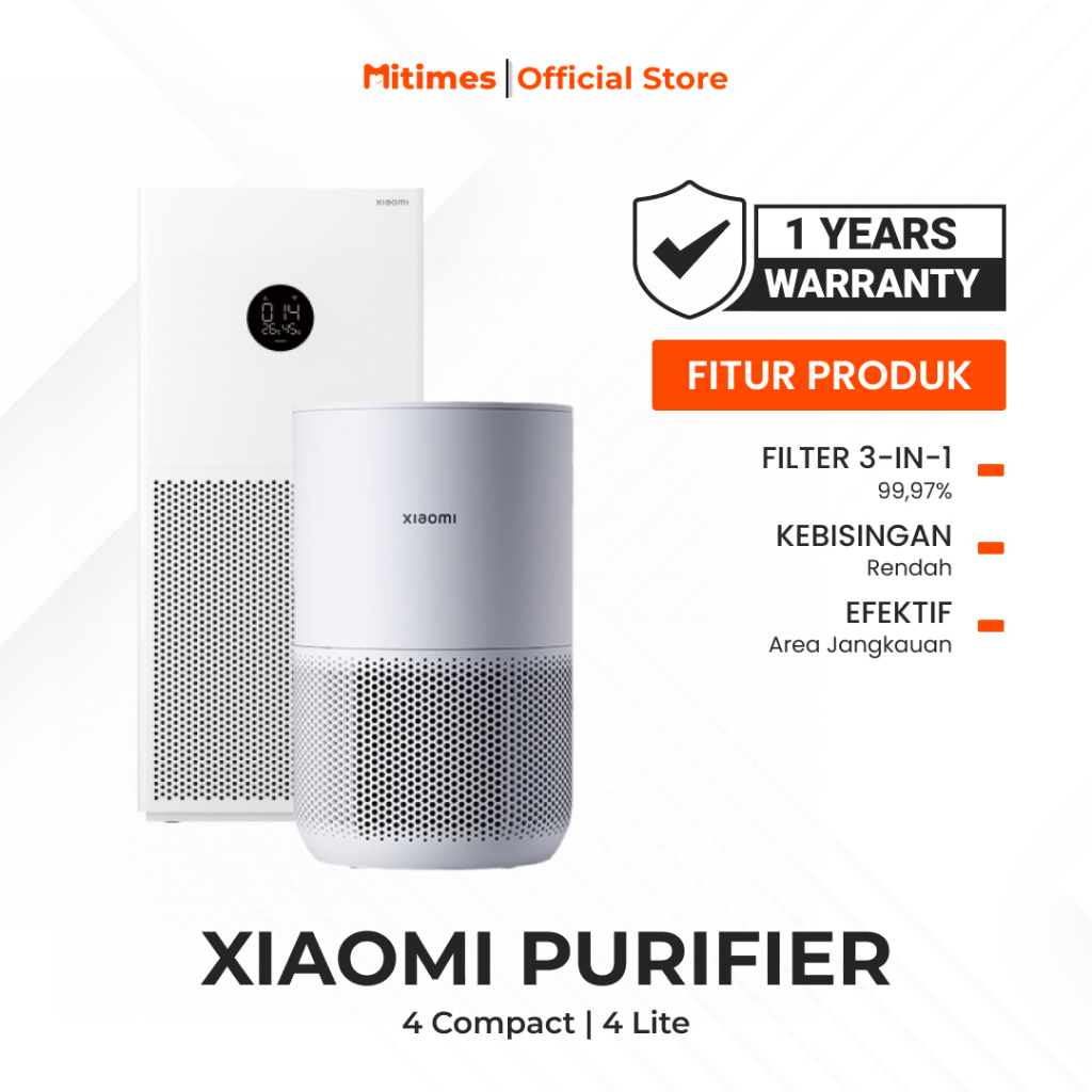 Xiaomi Smart Air Purifier 4 Lite Xiaomi Smart Air Purifier 4 Compact