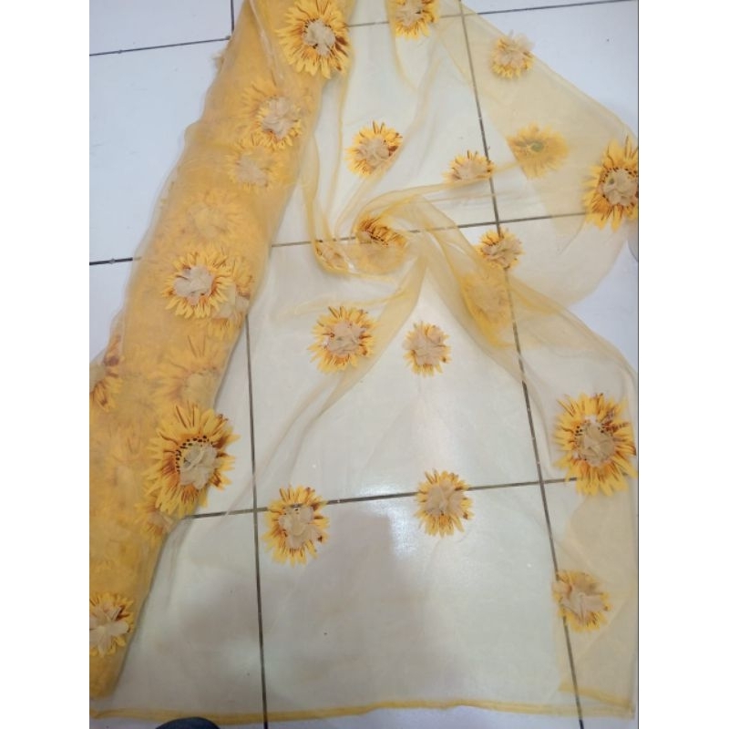 BAHAN/KAIN ORGANZA PRINTING