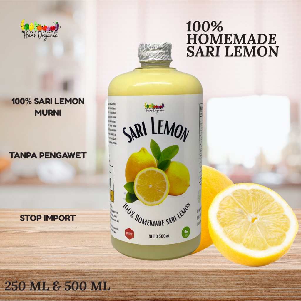 

Sari Lemon / Air Lemon Murni / Minuman Diet 500ml | Lemon California