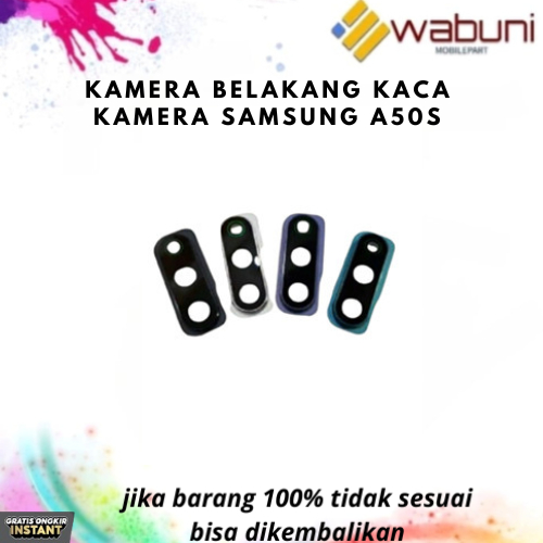 Wabunimobilepart Kaca Kamera handphone Samsung A50s