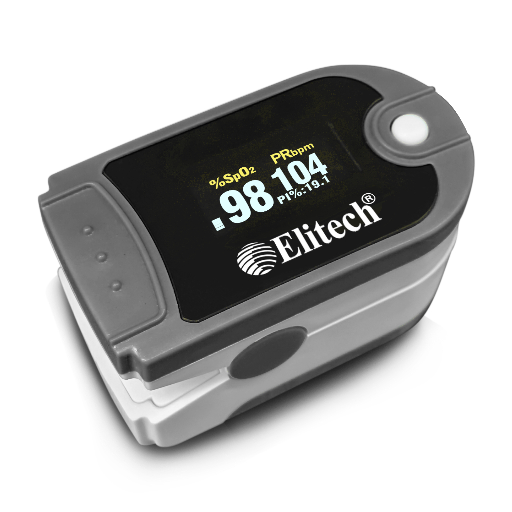 Pulse Oximeter Fox-1 (N) Elitech - Saturasi Oksigen-Black