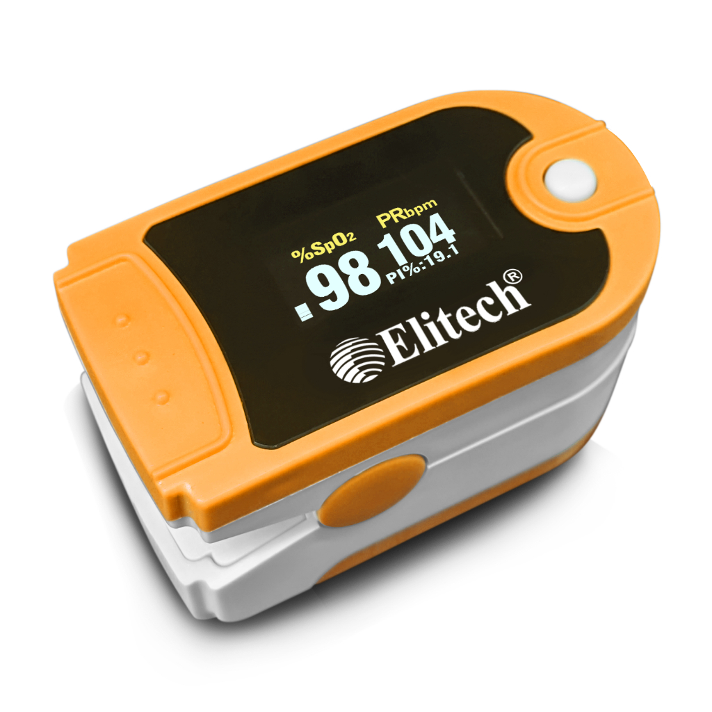 Pulse Oximeter Fox-1 (N) Elitech - Saturasi Oksigen-Orange