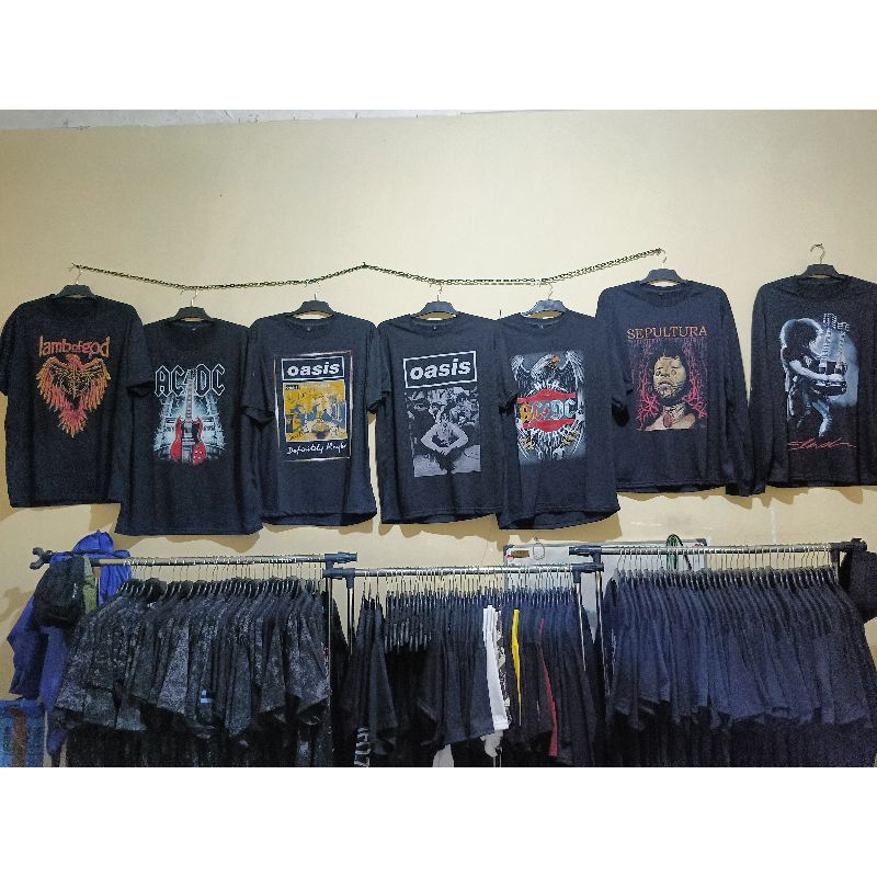 KAOS MUSIK/BAND (LONG SLEEVE)