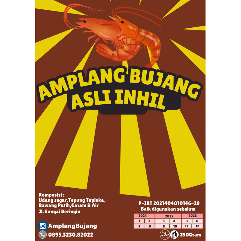 

Amplang Udang Asli Tembilahan