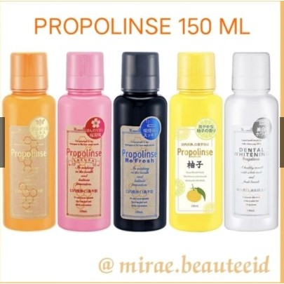 Propolinse Obat Kumur Original Orange Mouthwash 150 ml / Propolinse Mouthwash Asli Japan Jepang