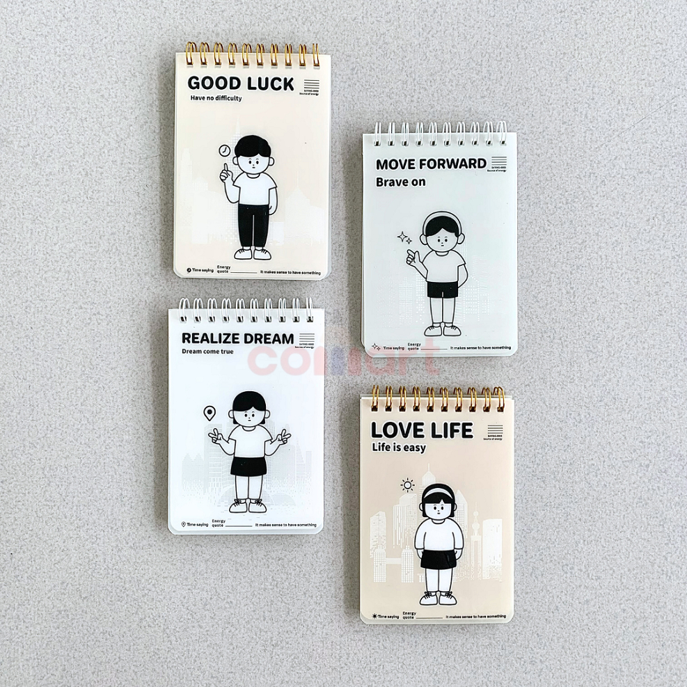 

Mini Notebook Memo Kecil 60 lembar Ring Spriral Vertikal A6 Minimalis - Buku Catatan Spiral Mini - Memo Mini Flip Up