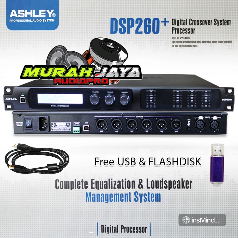 DLMS Ashley DSP 260+ Crossover Management Digital Original