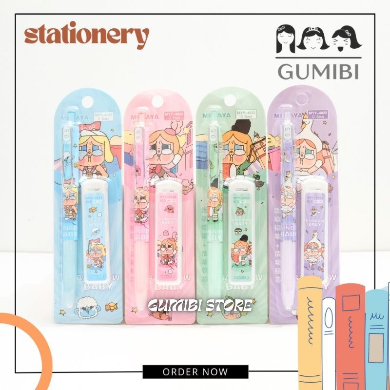 

PENSIL SET MEKANIK CRY BABY PENSIL CETEK CRYBABY PENSIL CETEK FREE ISI PENSIL KARAKTER KARTUN MOTIF LUCU TERMURAH