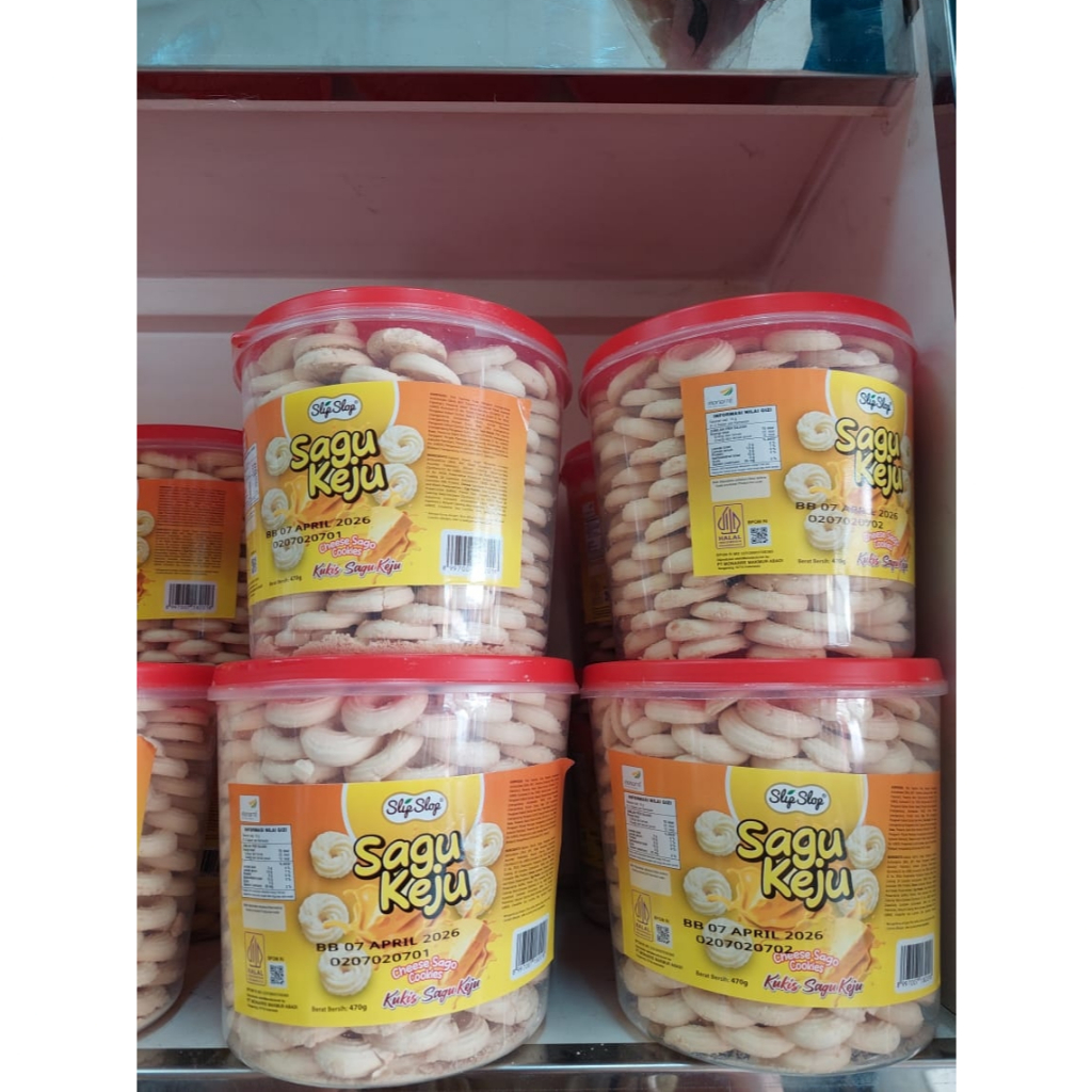 

Saju Keju/ Sagu Keju 470gram Toples