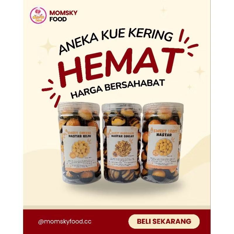 

MOMSKY FOOD | NASTAR - ORI/KEJU/COKLAT