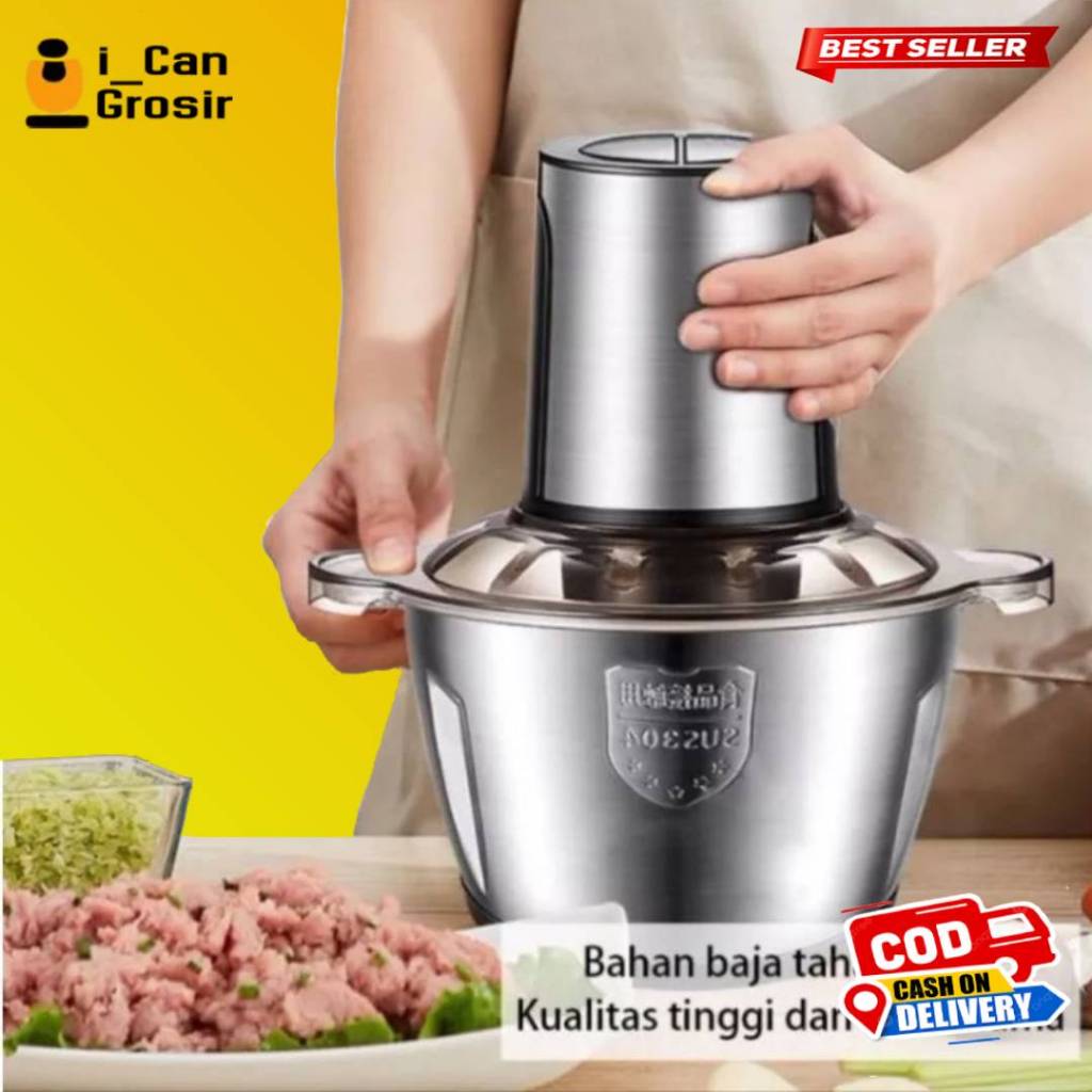 Jumbo chopper Blender Elektrik Penggiling Penggiling Mixer Fruit Veg Blender Daging adonan bakso