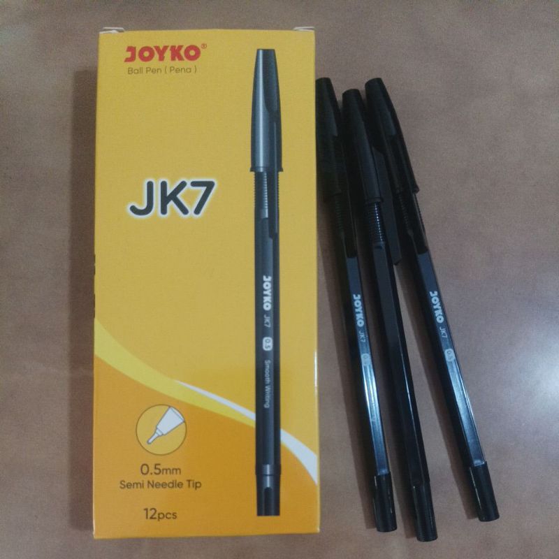 

pen jk7 merk joyko. smooth, licin,sampai habis. harga perlusin